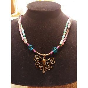 Long Butterfly necklace🦋